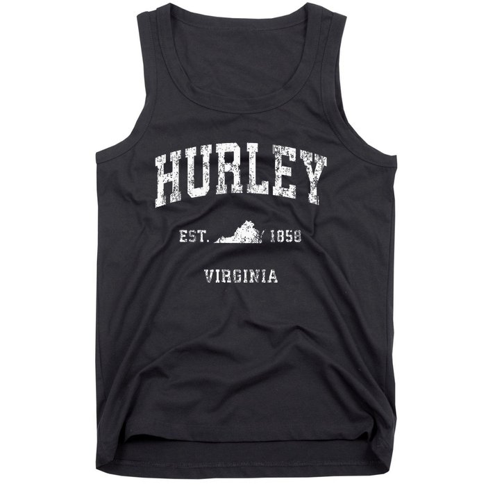 Hurley Virginia VA Vintage Athletic Sports Tank Top