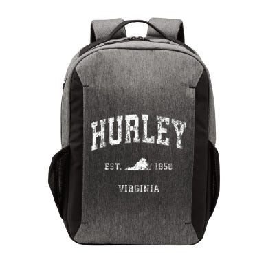 Hurley Virginia VA Vintage Athletic Sports Vector Backpack