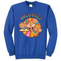 Hippie Virgo Vibes Zodiac Cool Gift Tall Sweatshirt