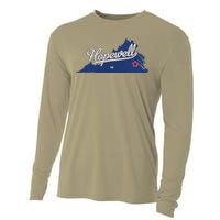 Hopewell Virginia Va Map Cooling Performance Long Sleeve Crew