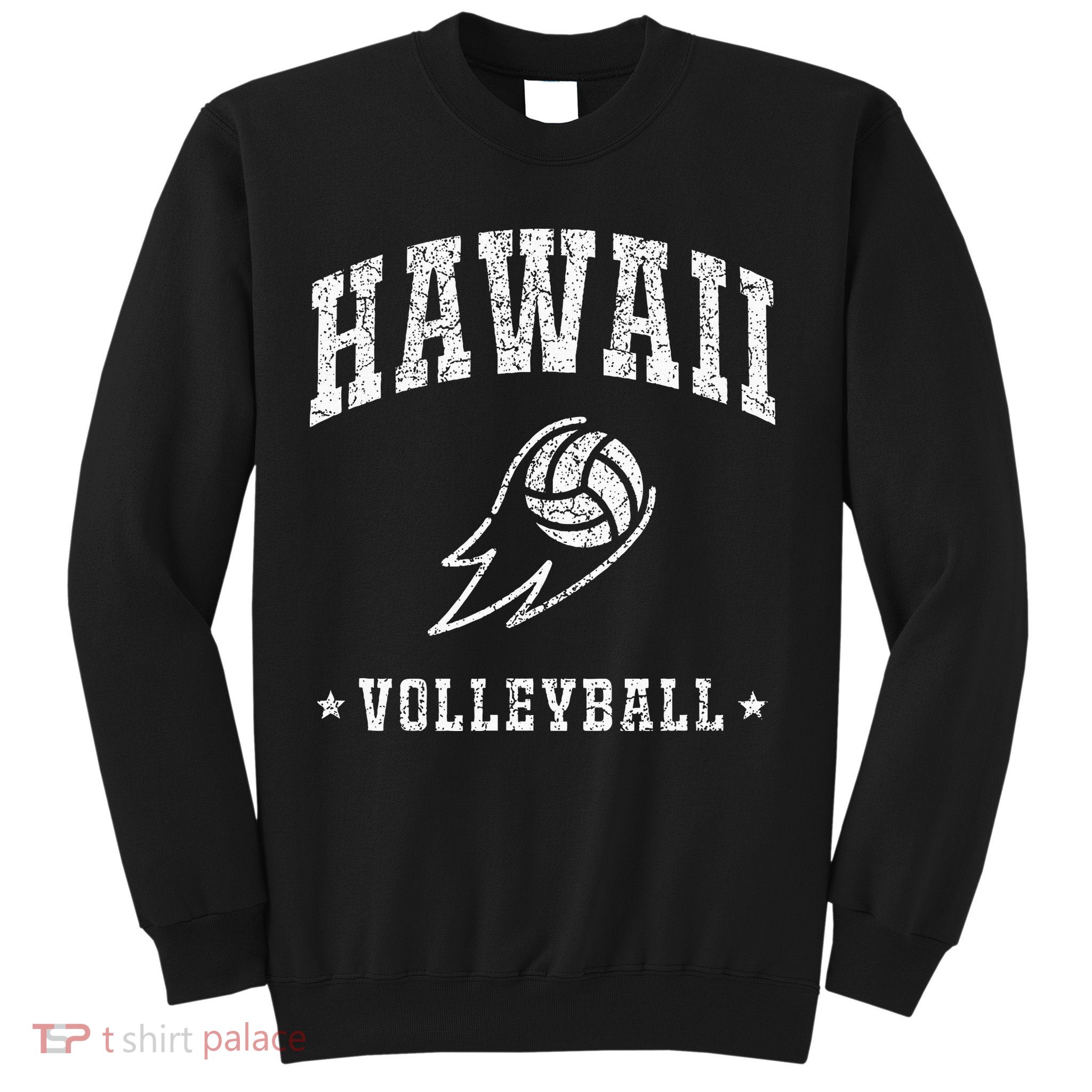 Hawaii Volleyball Vintage Volleyball Lover Sweatshirt