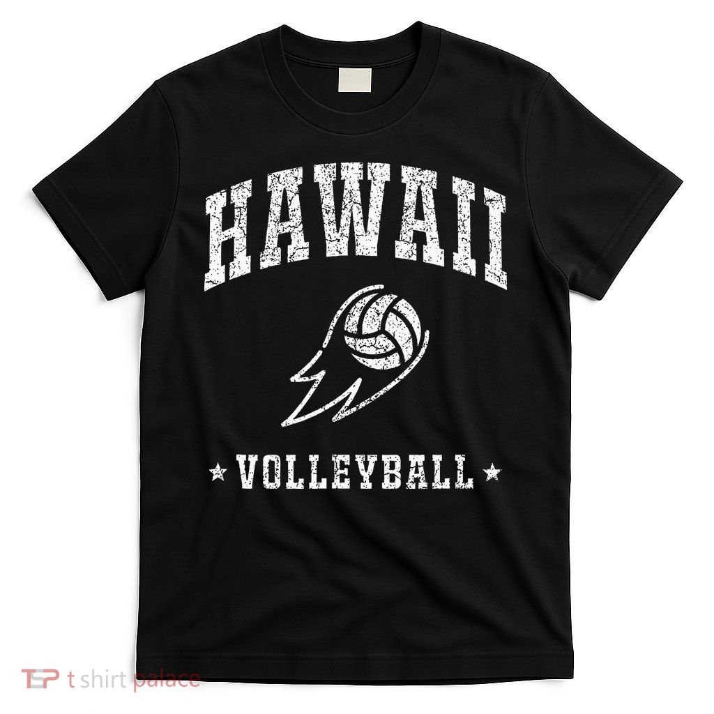 Hawaii Volleyball Vintage Volleyball Lover T-Shirt