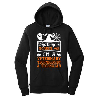 Halloween Vampire Veterinary Technologist And Technician Gift Women's Pullover Hoodie
