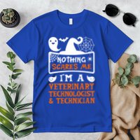 Halloween Vampire Veterinary Technologist And Technician Gift Premium T-Shirt