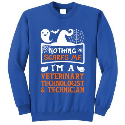Halloween Vampire Veterinary Technologist And Technician Gift Tall Sweatshirt