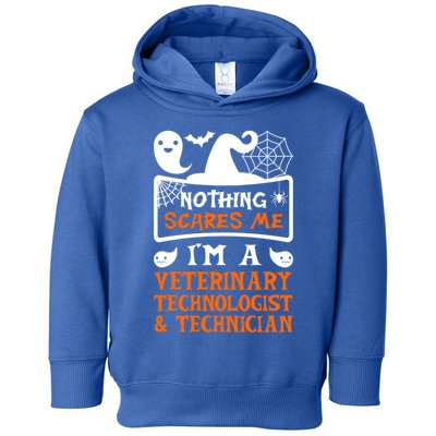 Halloween Vampire Veterinary Technologist And Technician Gift Toddler Hoodie