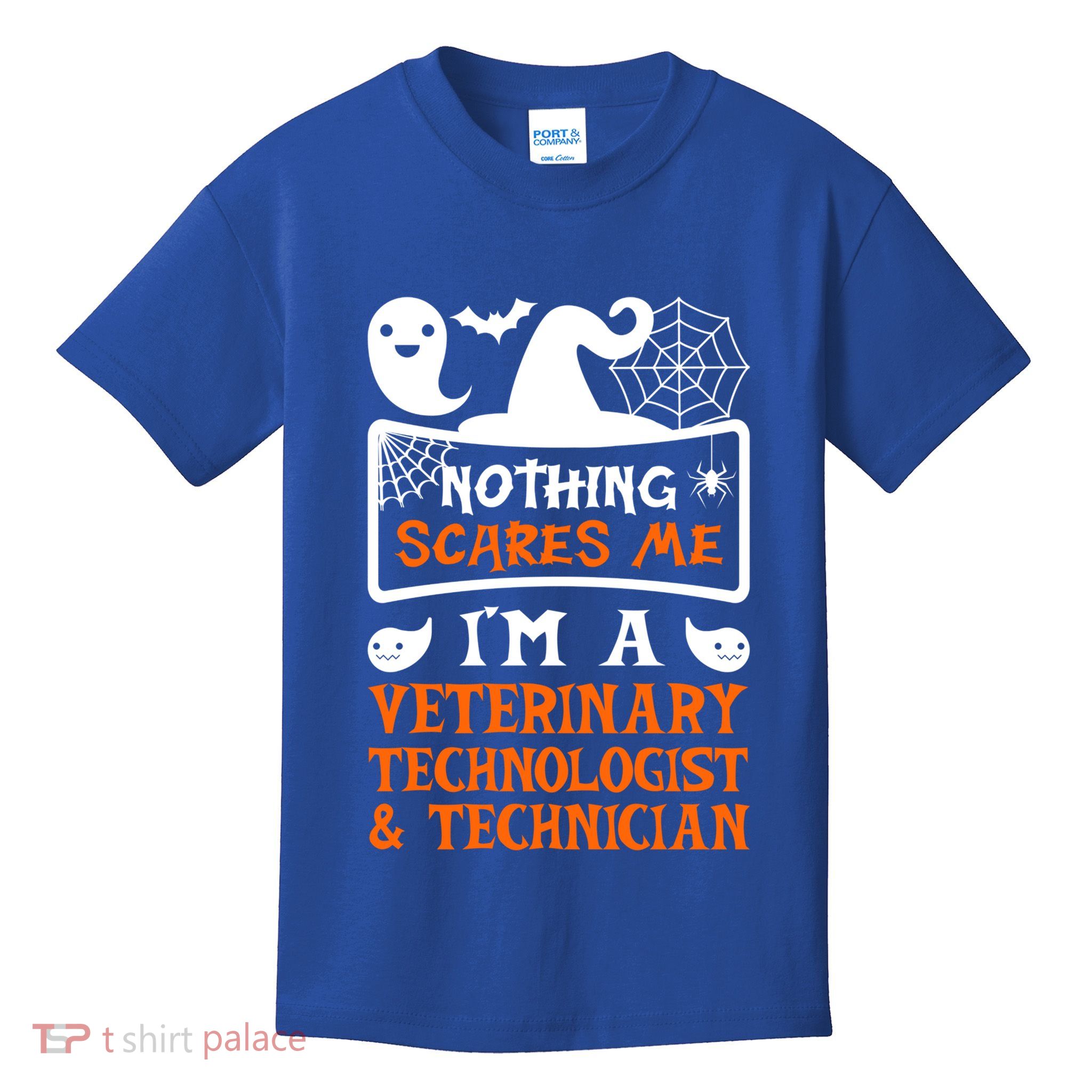 Halloween Vampire Veterinary Technologist And Technician Gift Kids T-Shirt