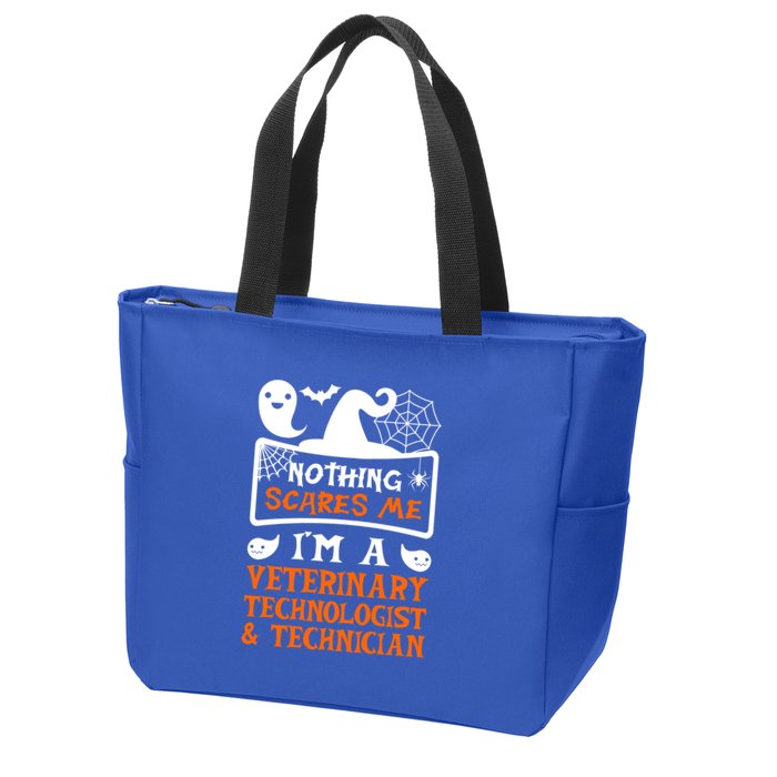 Halloween Vampire Veterinary Technologist And Technician Gift Zip Tote Bag