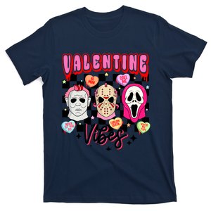 Horror ValentinesRetro Valentine’S Day Valentine Vibes T-Shirt