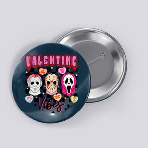 Horror ValentinesRetro Valentine’S Day Valentine Vibes Button