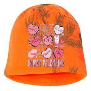 Howdy Valentine Western Valentines Cowgirl Kati - Camo Knit Beanie