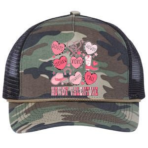 Howdy Valentine Western Valentines Cowgirl Retro Rope Trucker Hat Cap