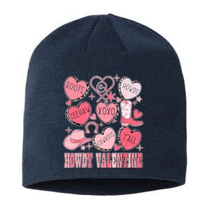 Howdy Valentine Western Valentines Cowgirl Sustainable Beanie