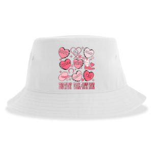 Howdy Valentine Western Valentines Cowgirl Sustainable Bucket Hat