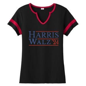 Harris Vp Walz For President 2024 Tim Meaningful Gift Ladies Halftime Notch Neck Tee