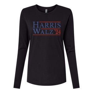 Harris Vp Walz For President 2024 Tim Meaningful Gift Womens Cotton Relaxed Long Sleeve T-Shirt