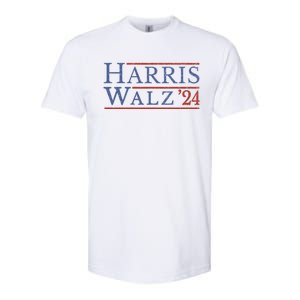 Harris Vp Walz For President 2024 Tim Meaningful Gift Softstyle CVC T-Shirt