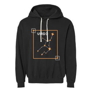 Horoscope Virgo Zodiac Sign Constellation Virgo Cool Gift Garment-Dyed Fleece Hoodie