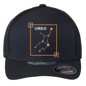 Horoscope Virgo Zodiac Sign Constellation Virgo Cool Gift Flexfit Unipanel Trucker Cap