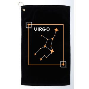 Horoscope Virgo Zodiac Sign Constellation Virgo Cool Gift Platinum Collection Golf Towel