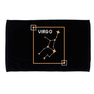 Horoscope Virgo Zodiac Sign Constellation Virgo Cool Gift Microfiber Hand Towel