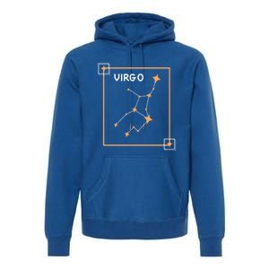 Horoscope Virgo Zodiac Sign Constellation Virgo Cool Gift Premium Hoodie