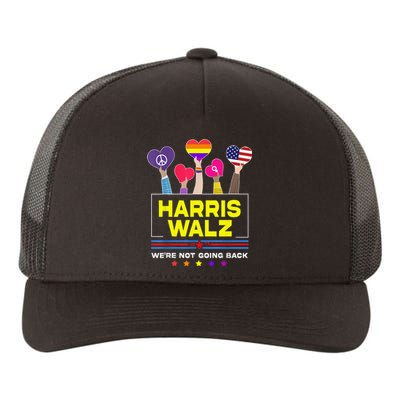 Harris Waltz 2024 Election Kamala Harris Tim Walz Waltz Yupoong Adult 5-Panel Trucker Hat