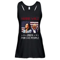 Harris Walz 2024 President American Flag Kamala Harris Waltz Ladies Essential Flowy Tank