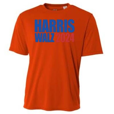 Harris Walz 2024 Election Political Cooling Performance Crew T-Shirt