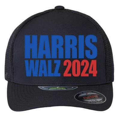 Harris Walz 2024 Election Political Flexfit Unipanel Trucker Cap