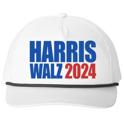 Harris Walz 2024 Election Political Snapback Five-Panel Rope Hat