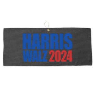 Harris Walz 2024 Election Political Large Microfiber Waffle Golf Towel