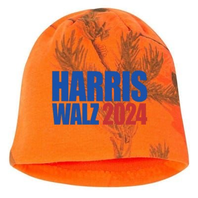 Harris Walz 2024 Election Political Kati - Camo Knit Beanie