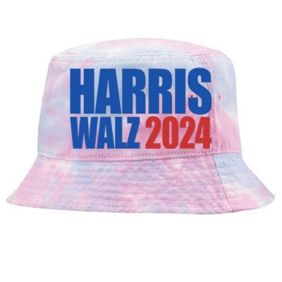 Harris Walz 2024 Election Political Tie-Dyed Bucket Hat