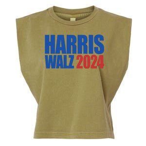 Harris Walz 2024 Election Political Garment-Dyed Women's Muscle Tee