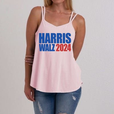 Harris Walz 2024 Election Political Women's Strappy Tank