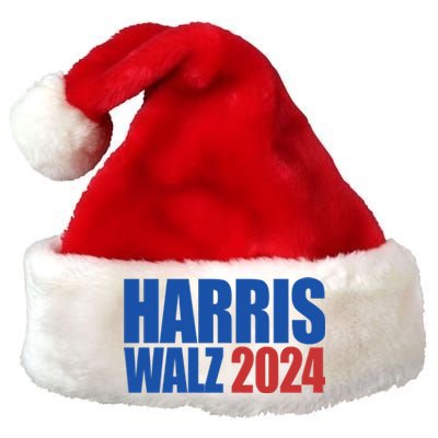 Harris Walz 2024 Election Political Premium Christmas Santa Hat