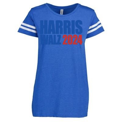 Harris Walz 2024 Election Political Enza Ladies Jersey Football T-Shirt