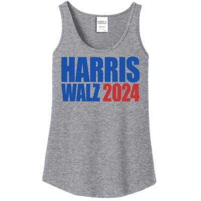 Harris Walz 2024 Election Political Ladies Essential Tank