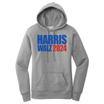 Harris Walz 2024 Election Political Women's Pullover Hoodie