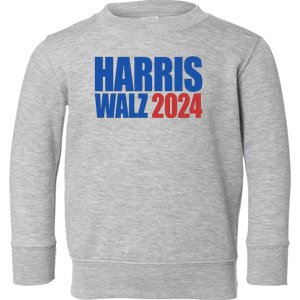 Harris Walz 2024 Election Political Toddler Sweatshirt