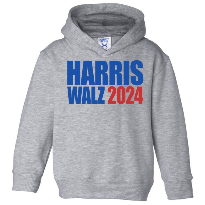 Harris Walz 2024 Election Political Toddler Hoodie