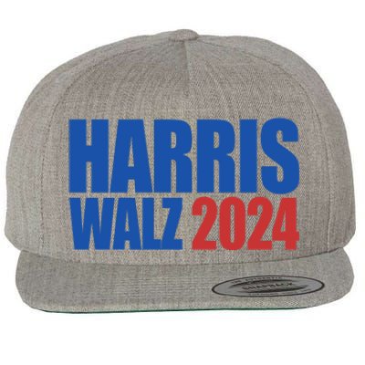 Harris Walz 2024 Election Political Wool Snapback Cap