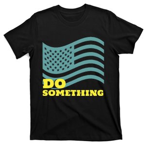 Harris Walz 2024 Michelle Obama Says Do Something T-Shirt