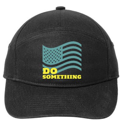 Harris Walz 2024 Michelle Obama Says Do Something 7-Panel Snapback Hat