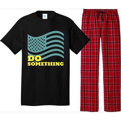 Harris Walz 2024 Michelle Obama Says Do Something Pajama Set