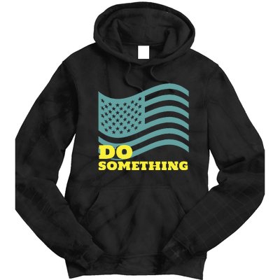 Harris Walz 2024 Michelle Obama Says Do Something Tie Dye Hoodie