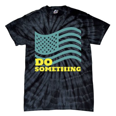 Harris Walz 2024 Michelle Obama Says Do Something Tie-Dye T-Shirt