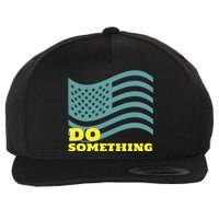 Harris Walz 2024 Michelle Obama Says Do Something Wool Snapback Cap