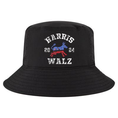 Harris Walz 2024 Election Kamala Harris Tim Waltz 2024 Cool Comfort Performance Bucket Hat